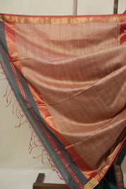 Green Maheshwari Saree - SRGMS1091