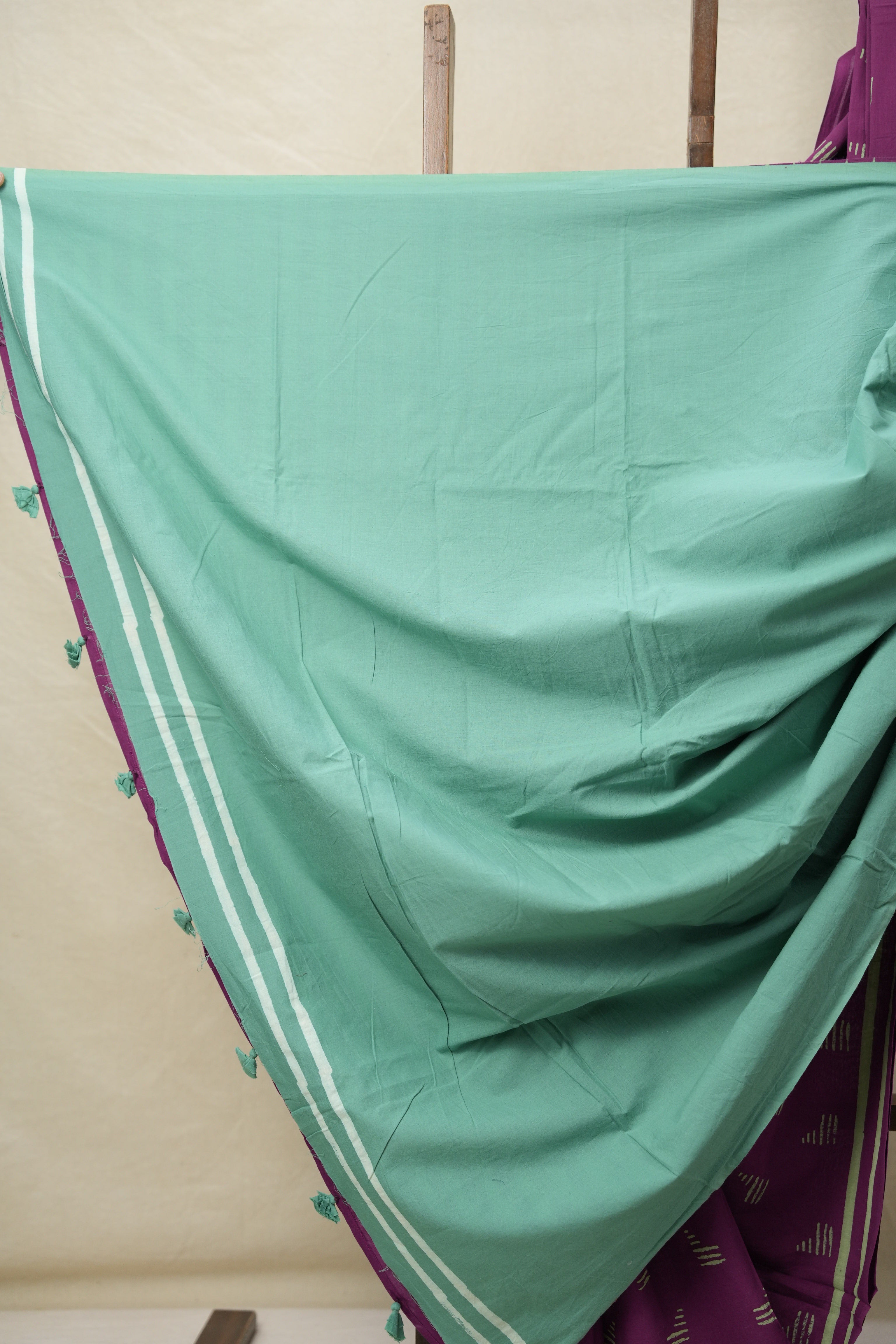 Magenta HBP Cotton Saree - SRMCS3082