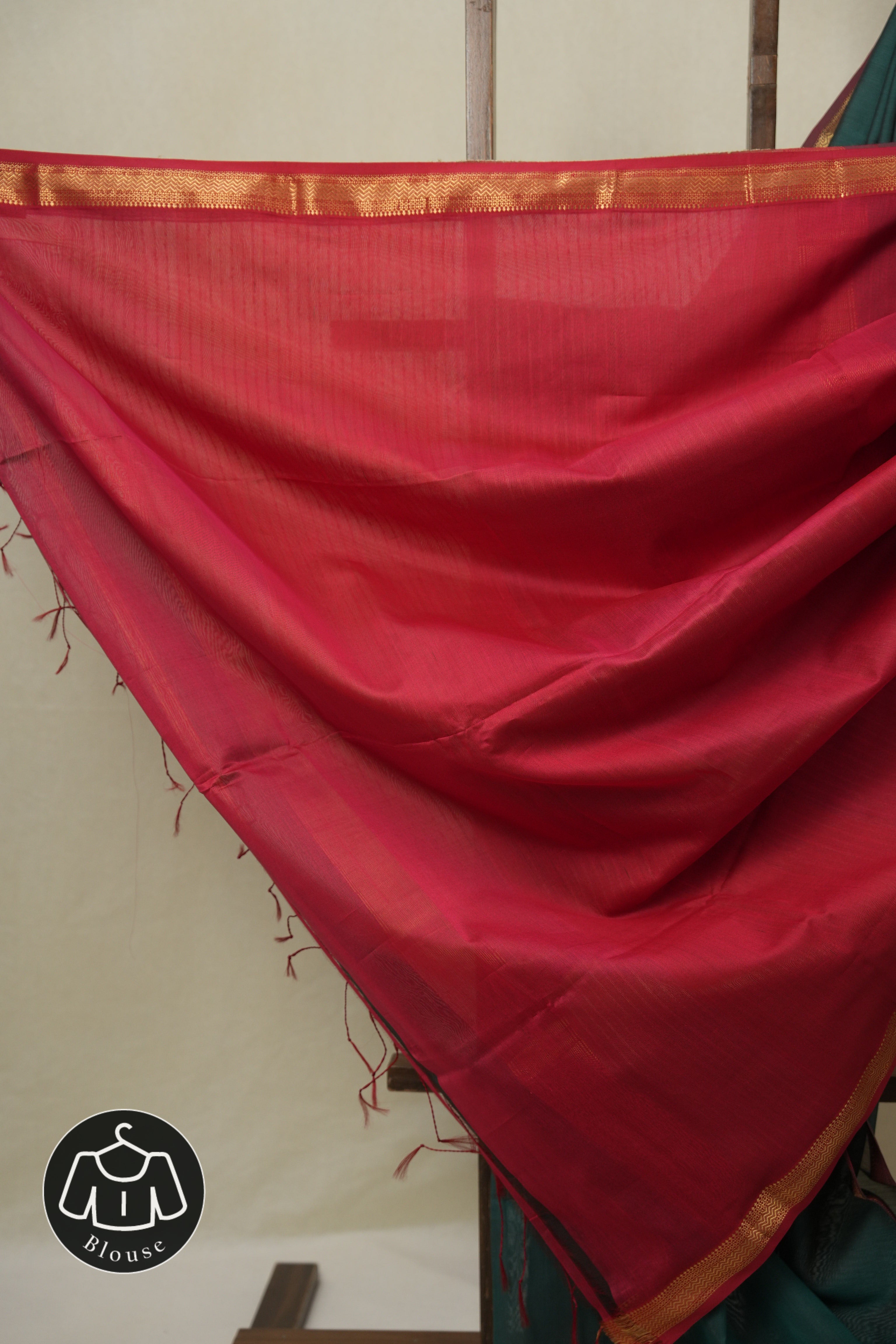 Green Maheshwari Saree - SRGMS1091