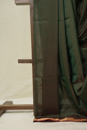 Green Maheshwari Saree - SRGMS1090