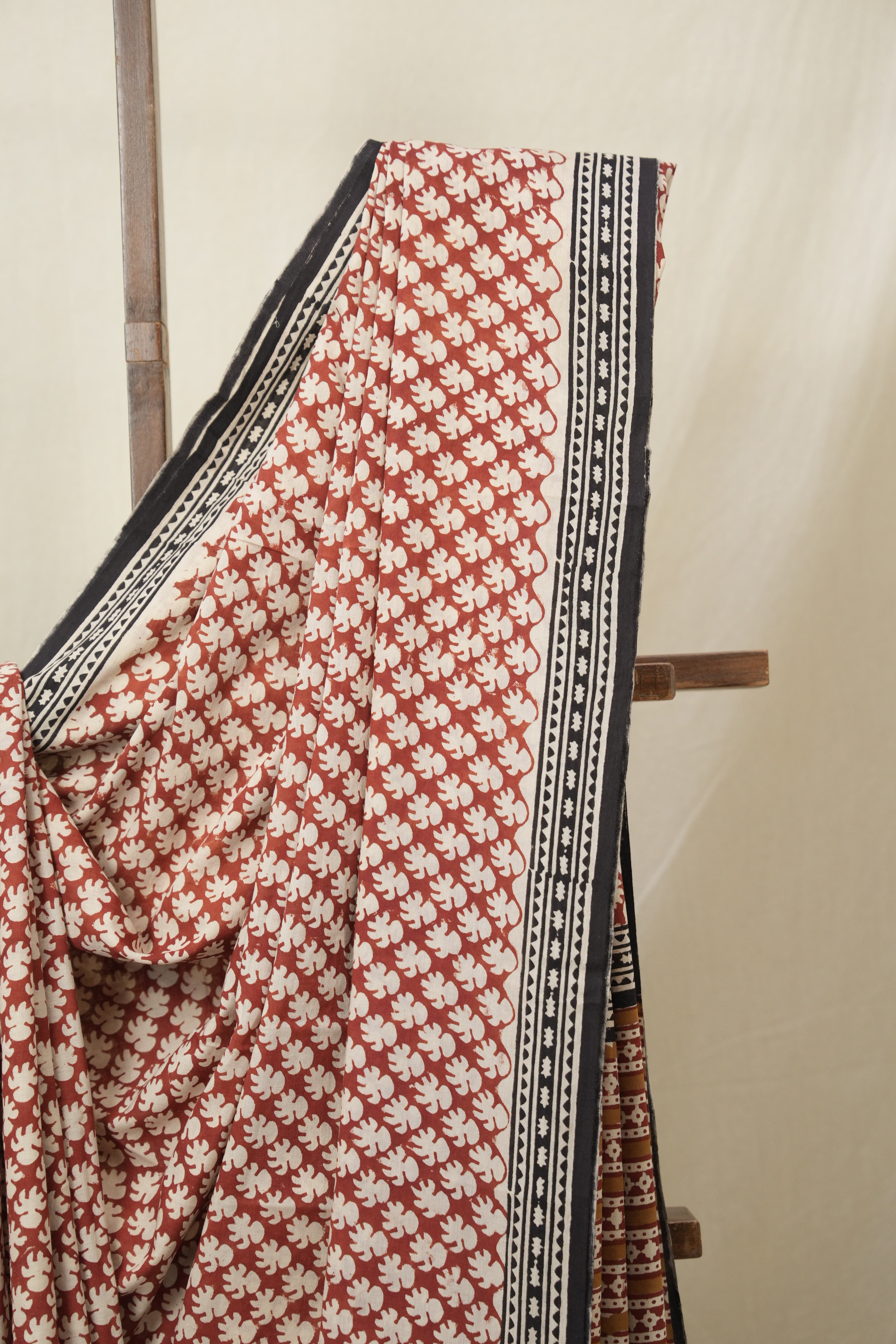 Red HBP Cotton Saree - SRWCS3261