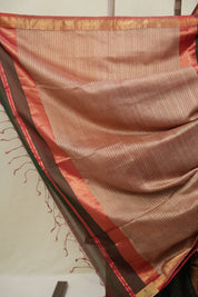 Green Maheshwari Saree - SRGMS1090
