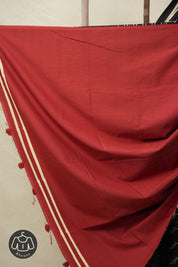 Black HBP Cotton Saree - SRBCS3059
