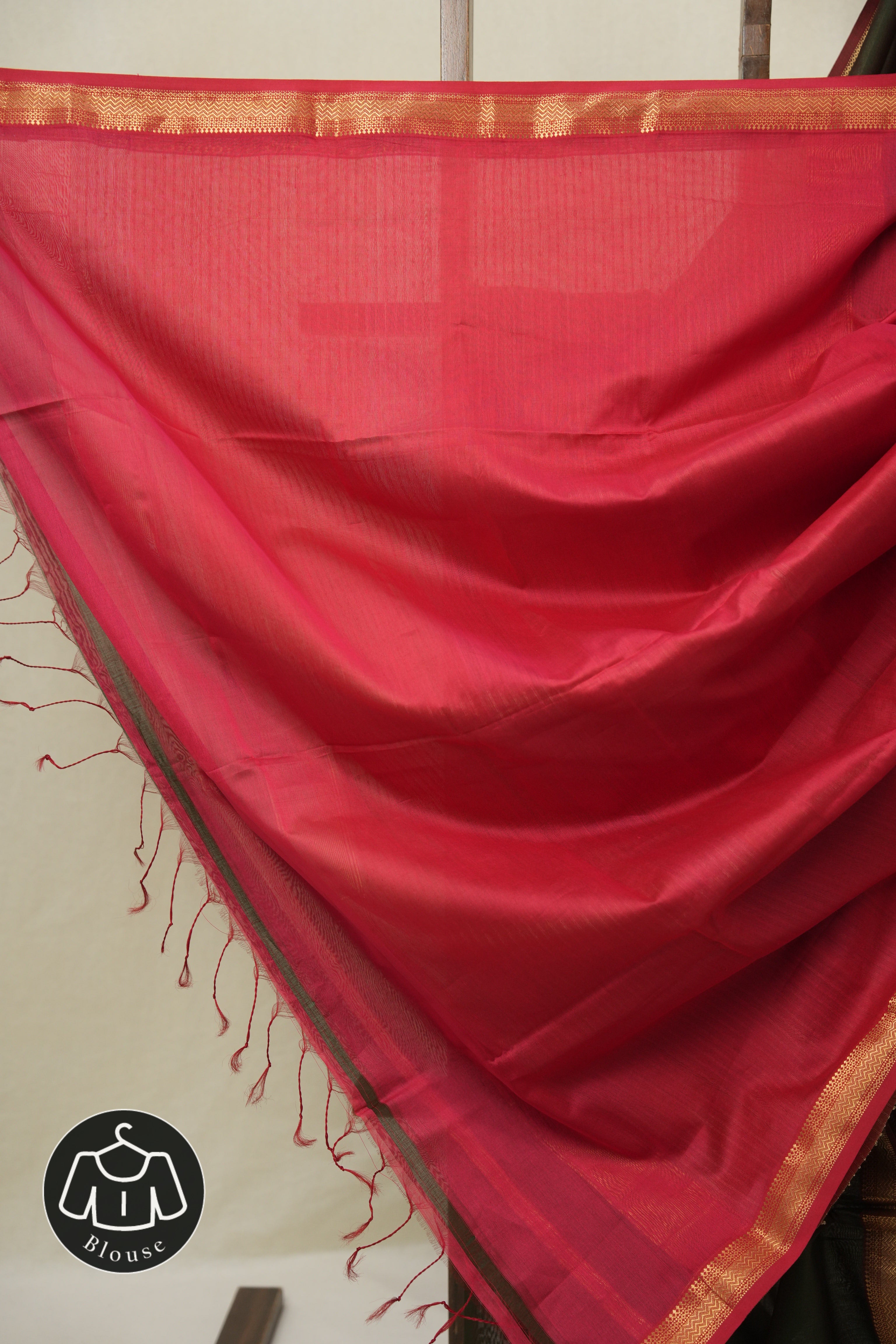 Green Maheshwari Saree - SRGMS1090