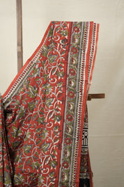 Maroon HBP Cotton Saree - SRMCS2778