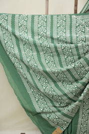 Green HBP Cotton Saree - SRGCS3259