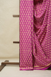 Rani Pink HBP Cotton Saree - SRRPCS3056