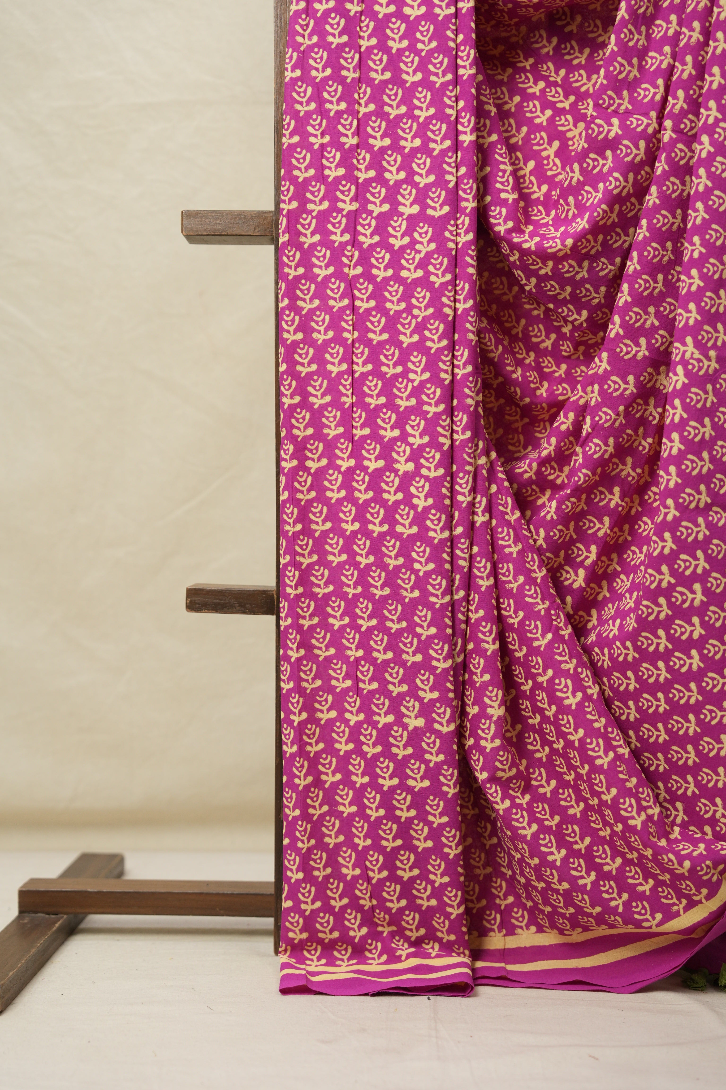 Rani Pink HBP Cotton Saree - SRRPCS3056