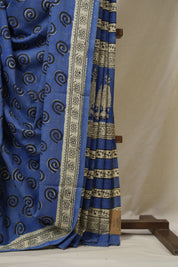 Blue HBP Cotton Saree - SRBCS3256