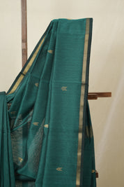 Green Maheshwari Saree - SRGMS1096