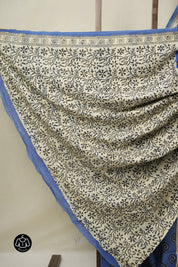 Blue HBP Cotton Saree - SRBCS3256