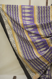 Purple HBP Cotton Saree - SRPCS3255