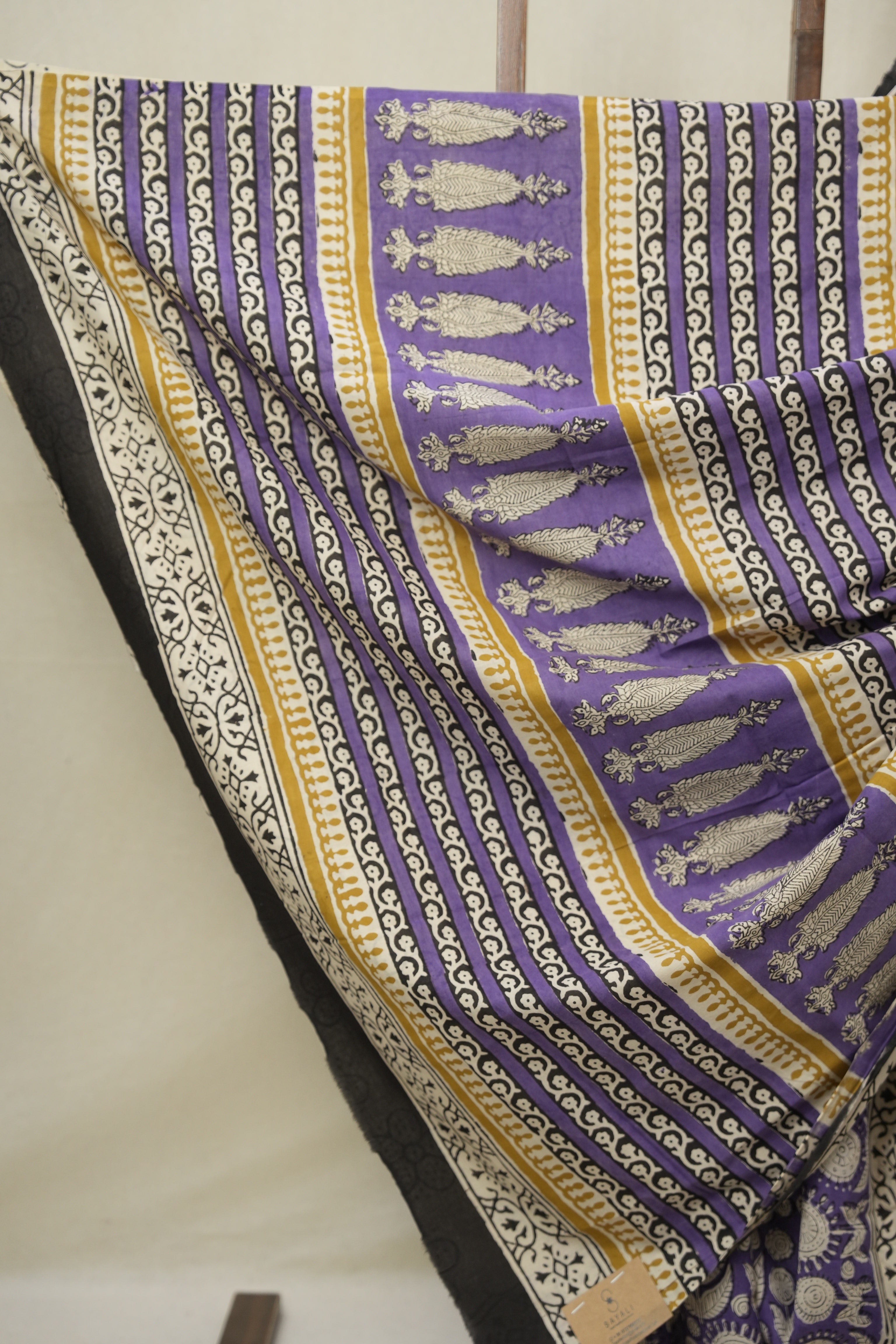 Purple HBP Cotton Saree - SRPCS3255