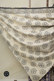 Purple HBP Cotton Saree - SRPCS3255