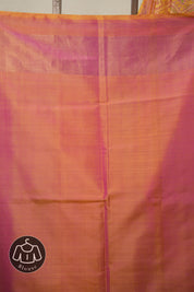 Rose Gold Pink Rajkot Patola Silk Saree - SRRGPRPSS505