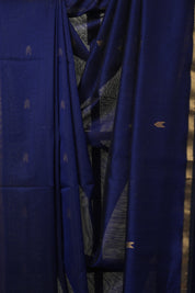 Blue Maheshwari Saree - SRBMS1102