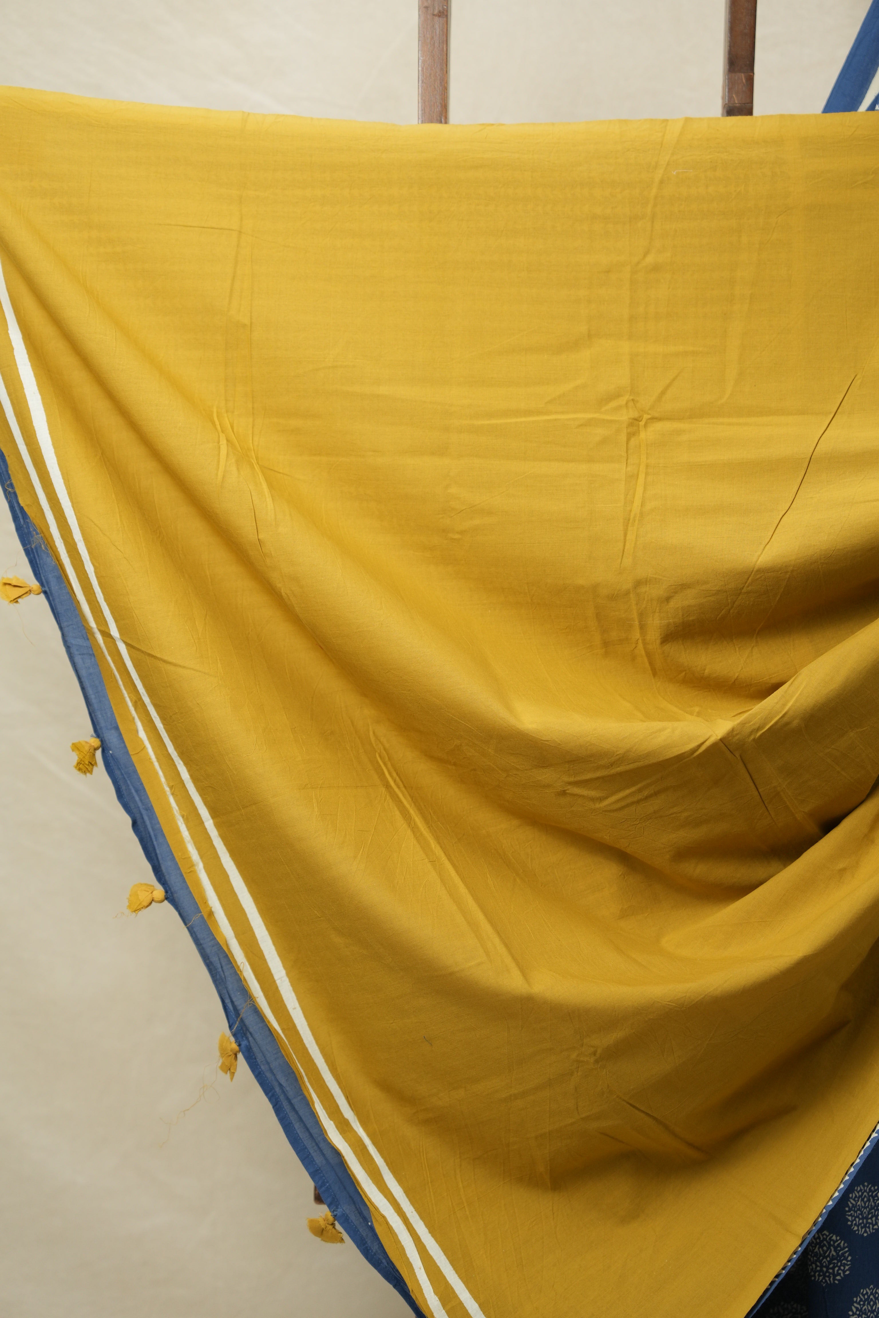 Blue HBP Cotton Saree - SRBCS3065