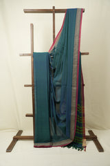 Peacock Narayan Peth Cotton Saree - SRPNPCS101