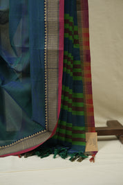 Peacock Narayan Peth Cotton Saree - SRPNPCS101