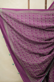 Magenta HBP Cotton Saree - SRMCS3064