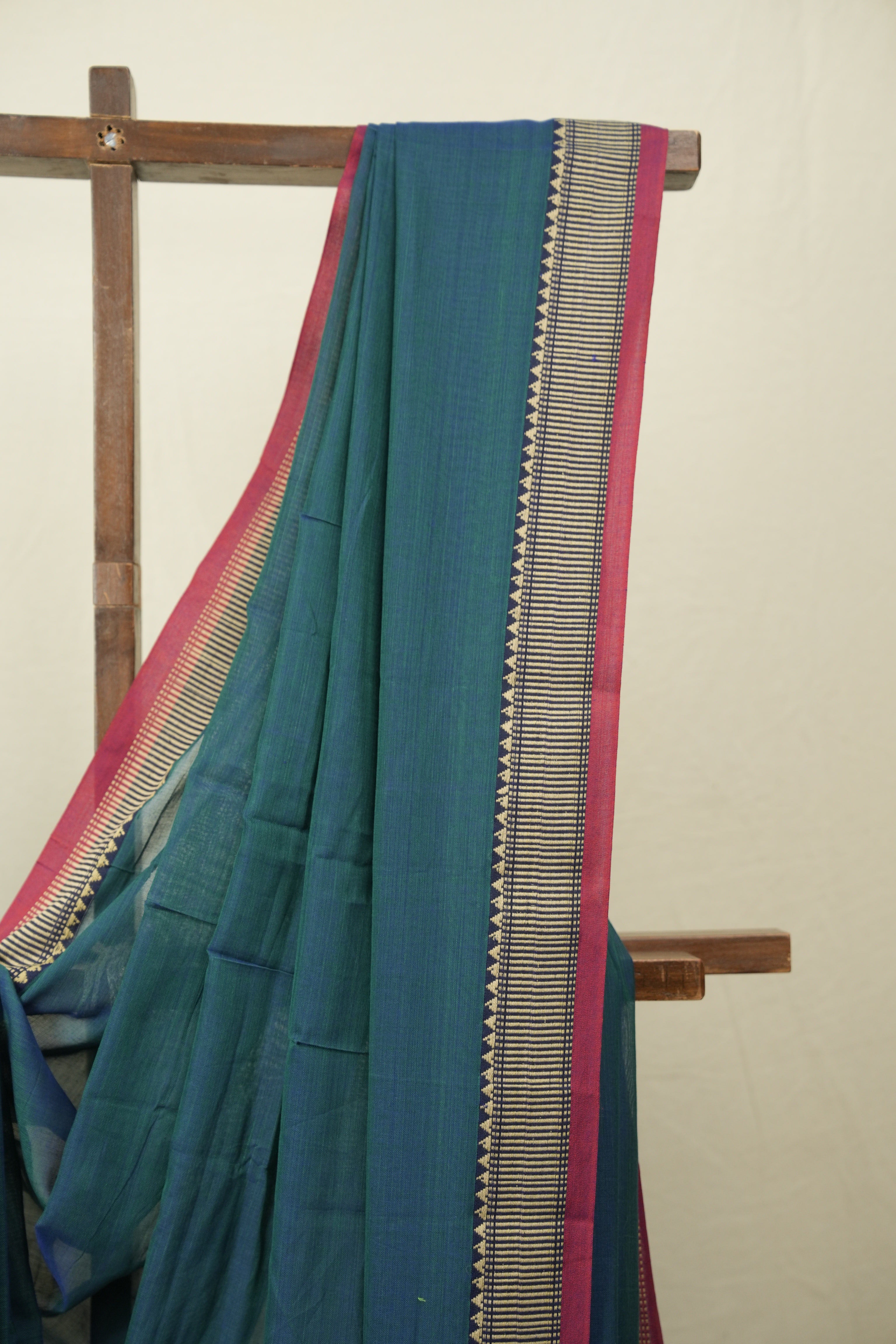 Peacock Narayan Peth Cotton Saree - SRPNPCS101