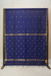 Blue Maheshwari Saree - SRBMS1102
