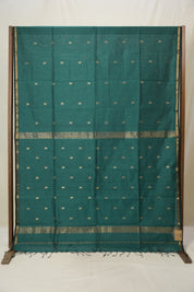 Green Maheshwari Saree - SRGMS1096