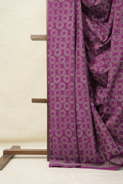 Magenta HBP Cotton Saree - SRMCS3063