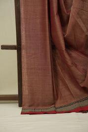 Brick Narayan Peth Cotton Saree - SRBNPCS97
