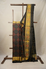 Black Rajkot Patola Silk Saree - SRBPRPSS506