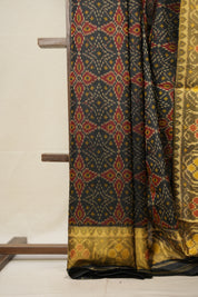 Black Rajkot Patola Silk Saree - SRBPRPSS506