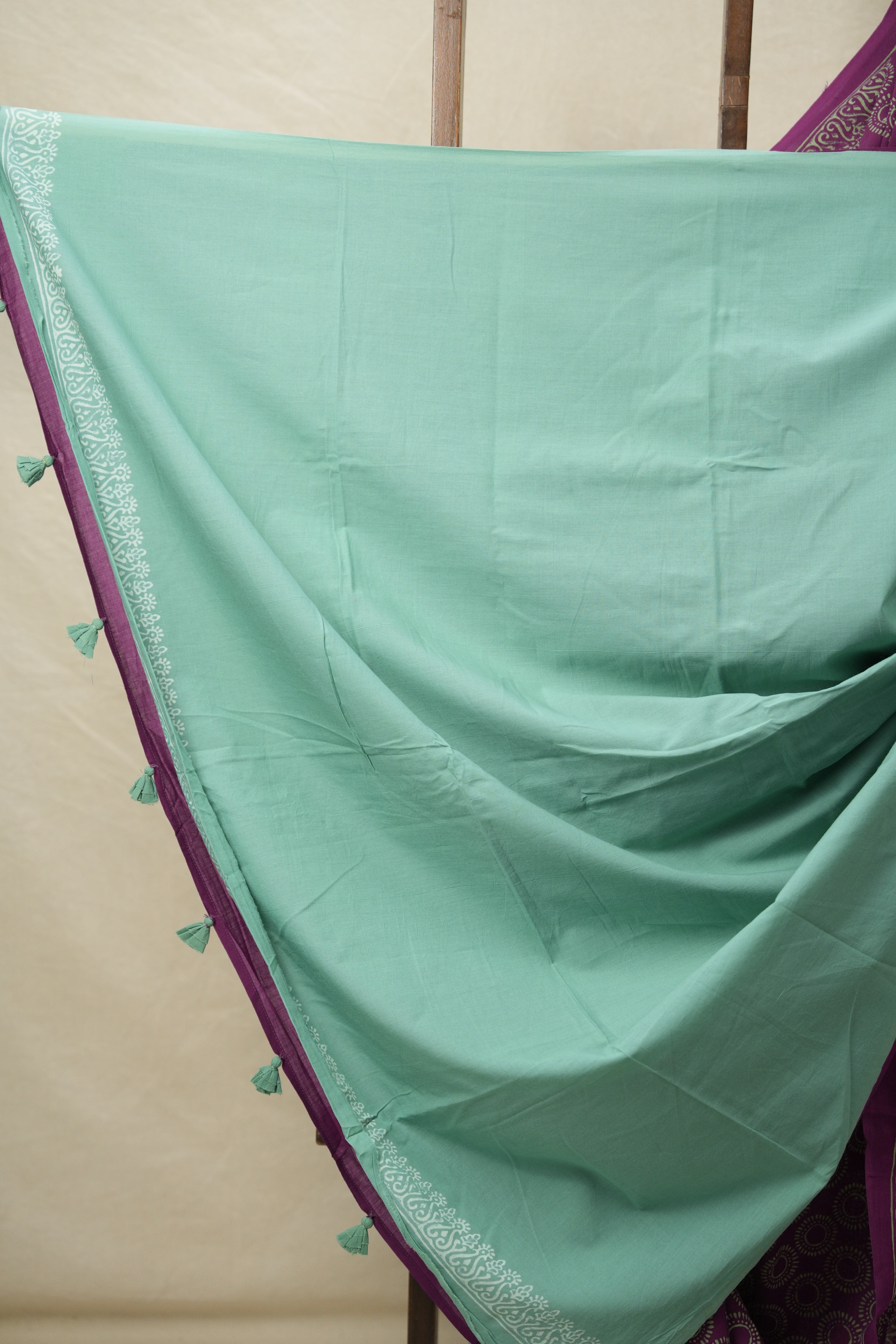 Magenta HBP Cotton Saree - SRMCS3063