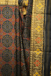 Black Rajkot Patola Silk Saree - SRBPRPSS506
