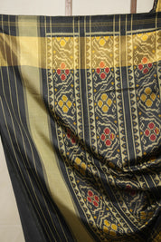 Black Rajkot Patola Silk Saree - SRBPRPSS506