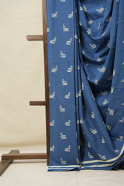 Blue HBP Cotton Saree - SRBCS3062