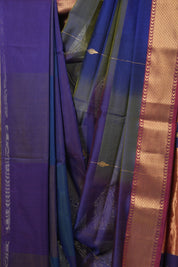 Multicolour Maheshwari Saree - SRMMS1116