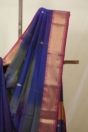 Multicolour Maheshwari Saree - SRMMS1116
