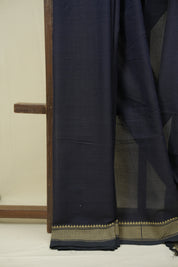 Deep Blue Narayan Peth Cotton Saree - SRDBNPCS100
