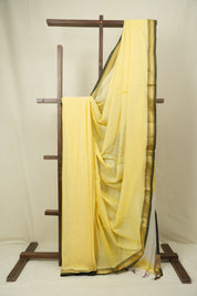 Yellow Narayan Peth Cotton Saree - SRYNPCS99
