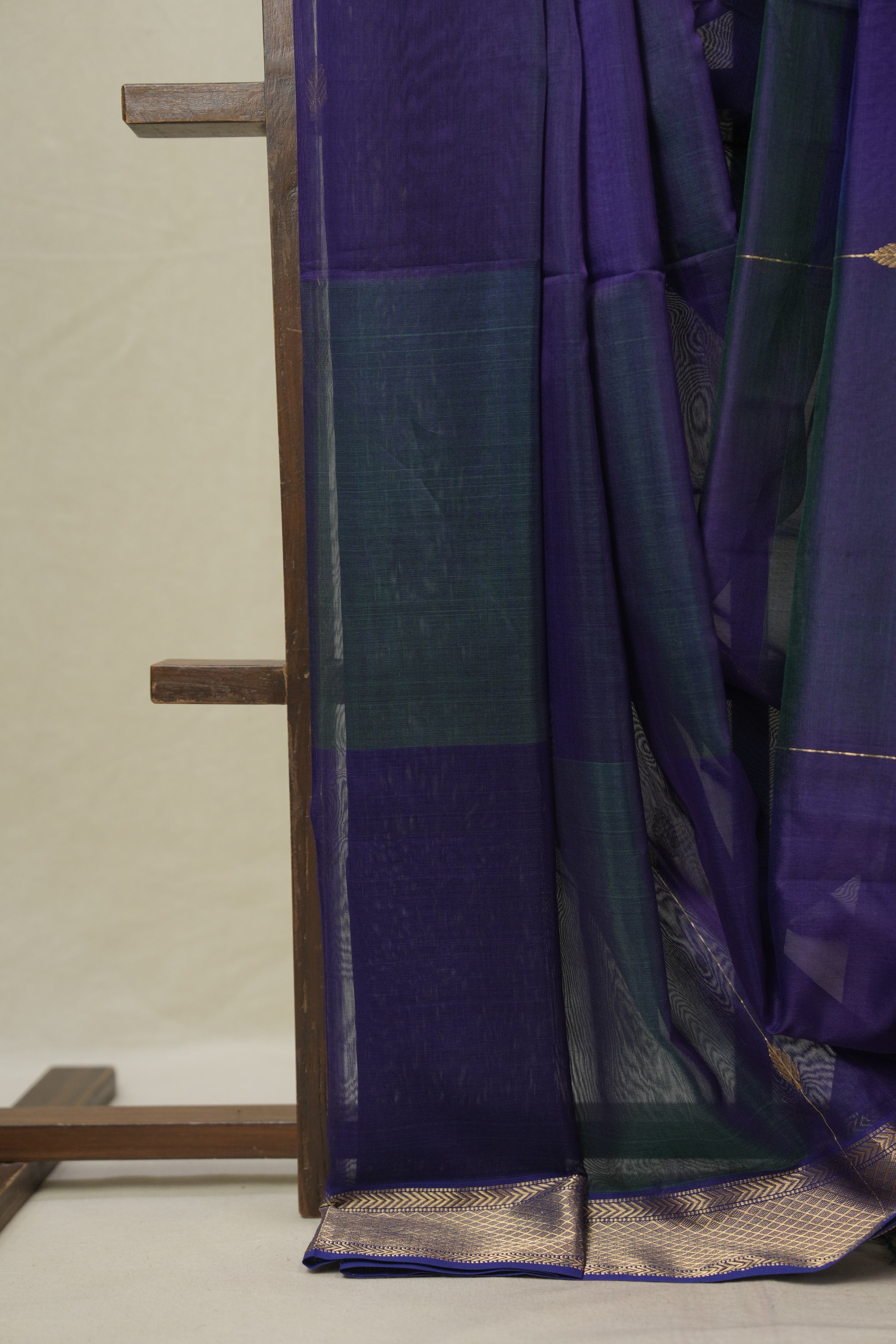 Purple Maheshwari Saree - SRPMS1115