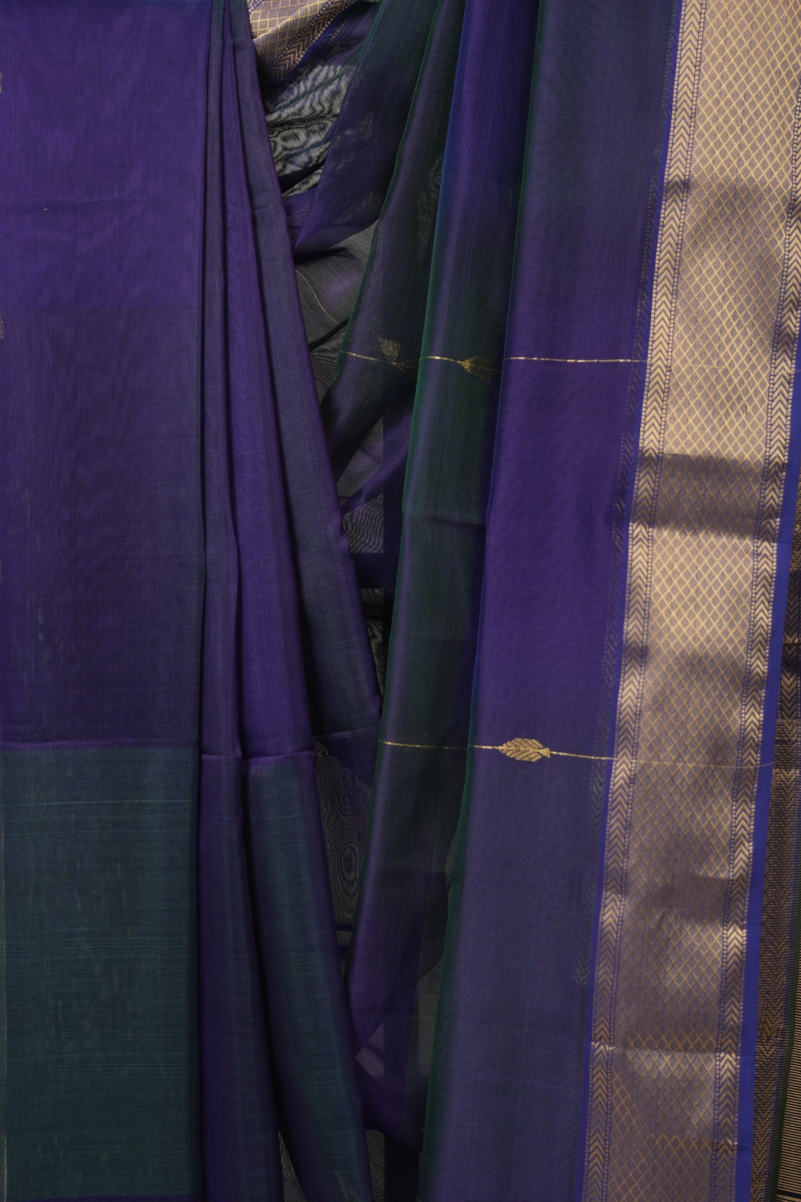 Purple Maheshwari Saree - SRPMS1115