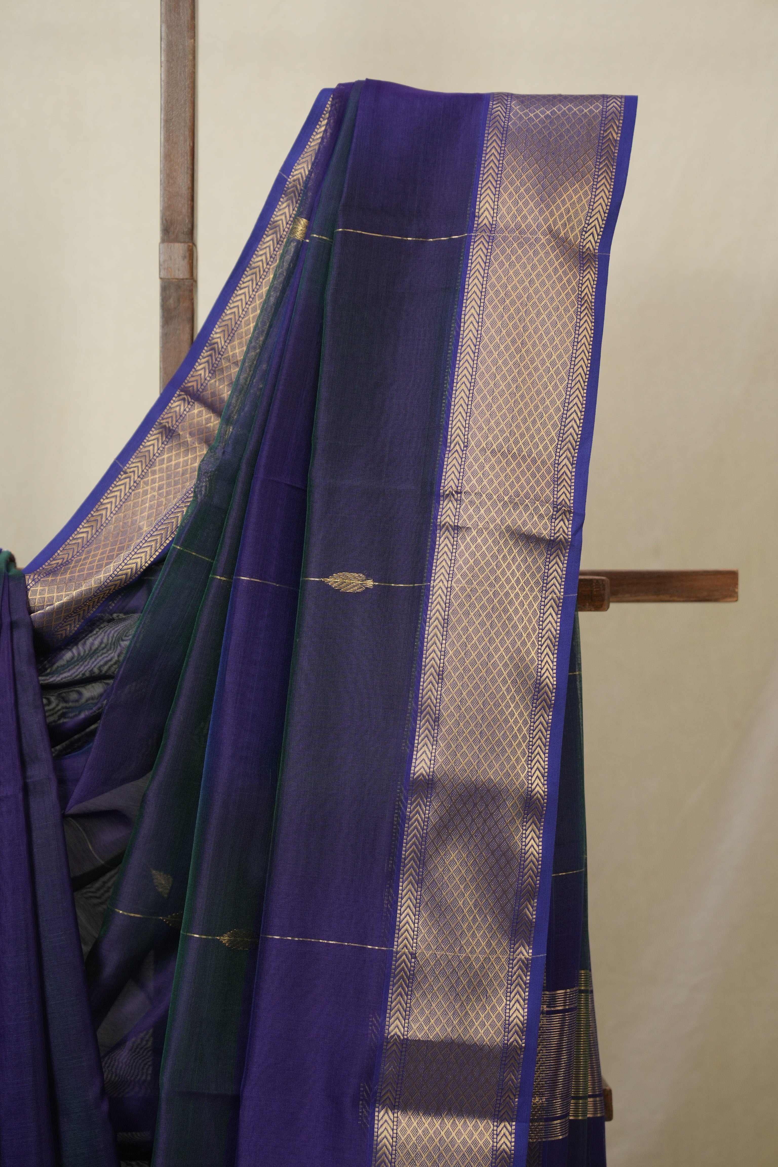 Purple Maheshwari Saree - SRPMS1115