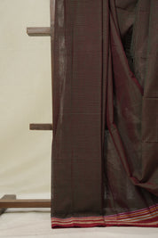 Two Tone Green Cotton Ilkal Saree - SRTTGCIS872