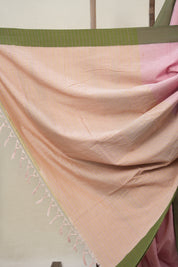 Pink Plain Cotton Ilkal Saree - SRPPCIS800