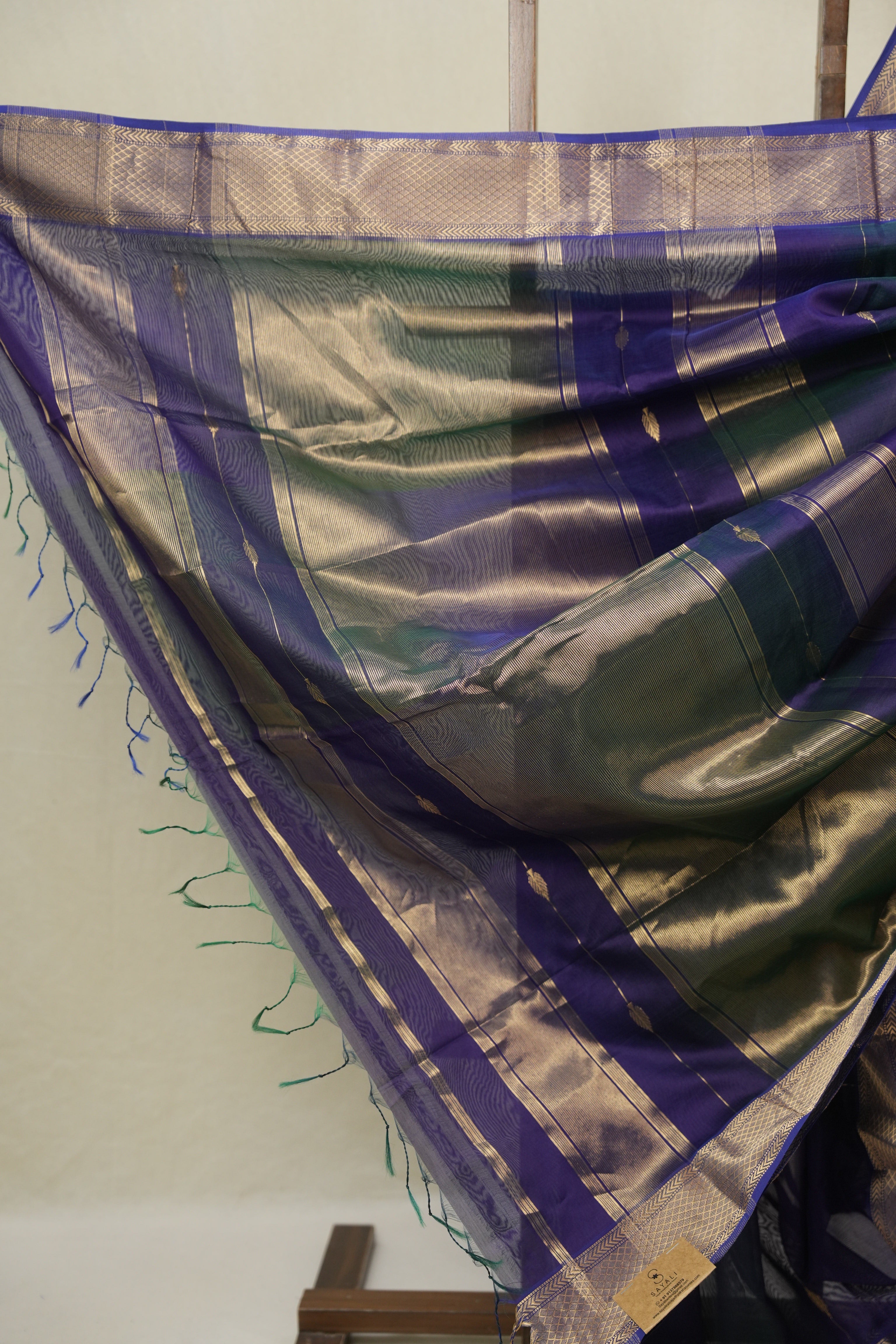 Purple Maheshwari Saree - SRPMS1115