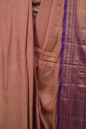 Dusty Pink Narayan Peth Cotton Saree - SRDPNPCS102