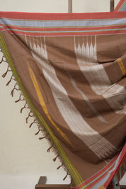 Two Tone Green Plain Cotton Ilkal Saree - SRTTGPCIS789