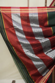 Green Cotton Ilkal Saree - SRGCIS877