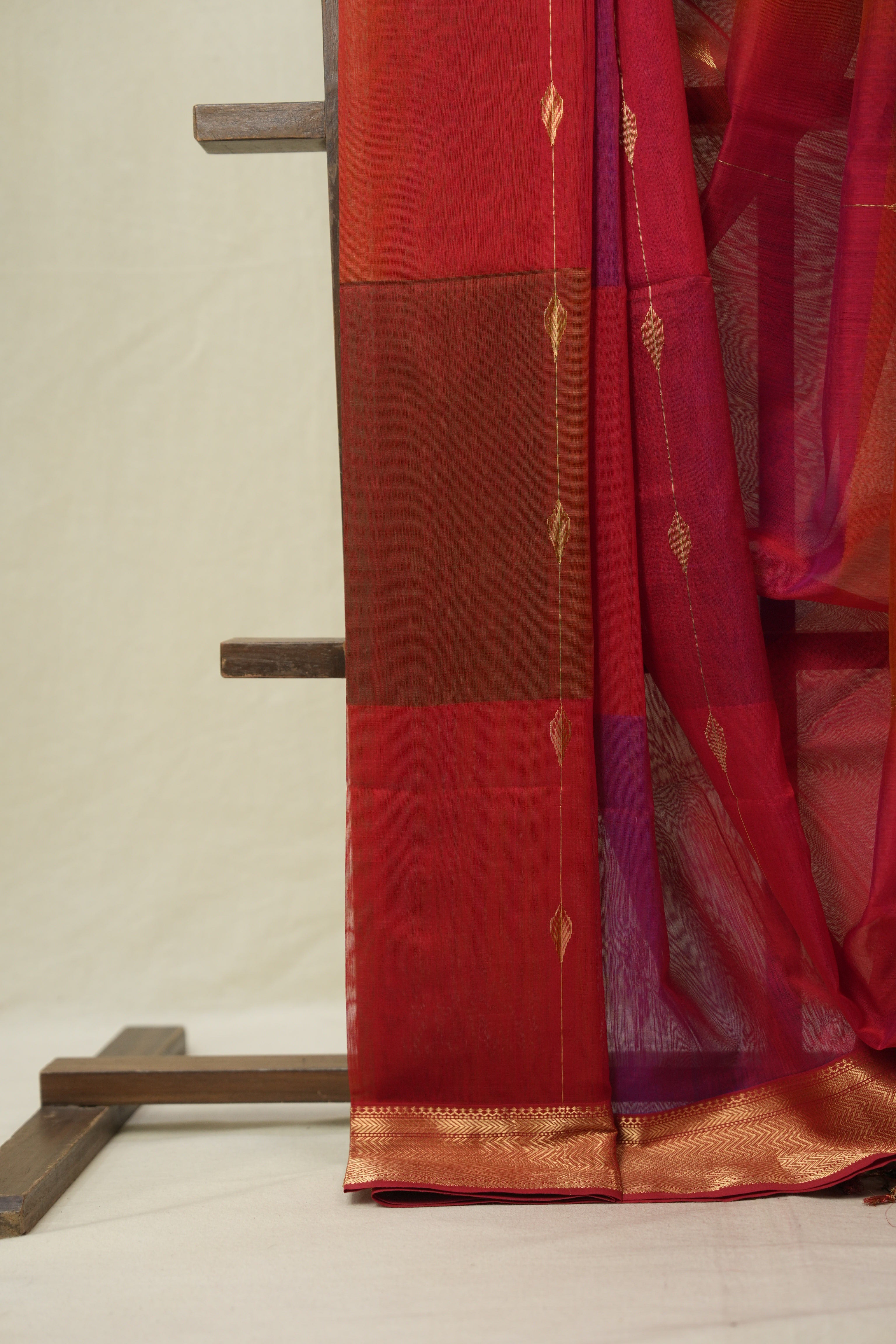 Multicolour Maheshwari Saree - SRMMS1112