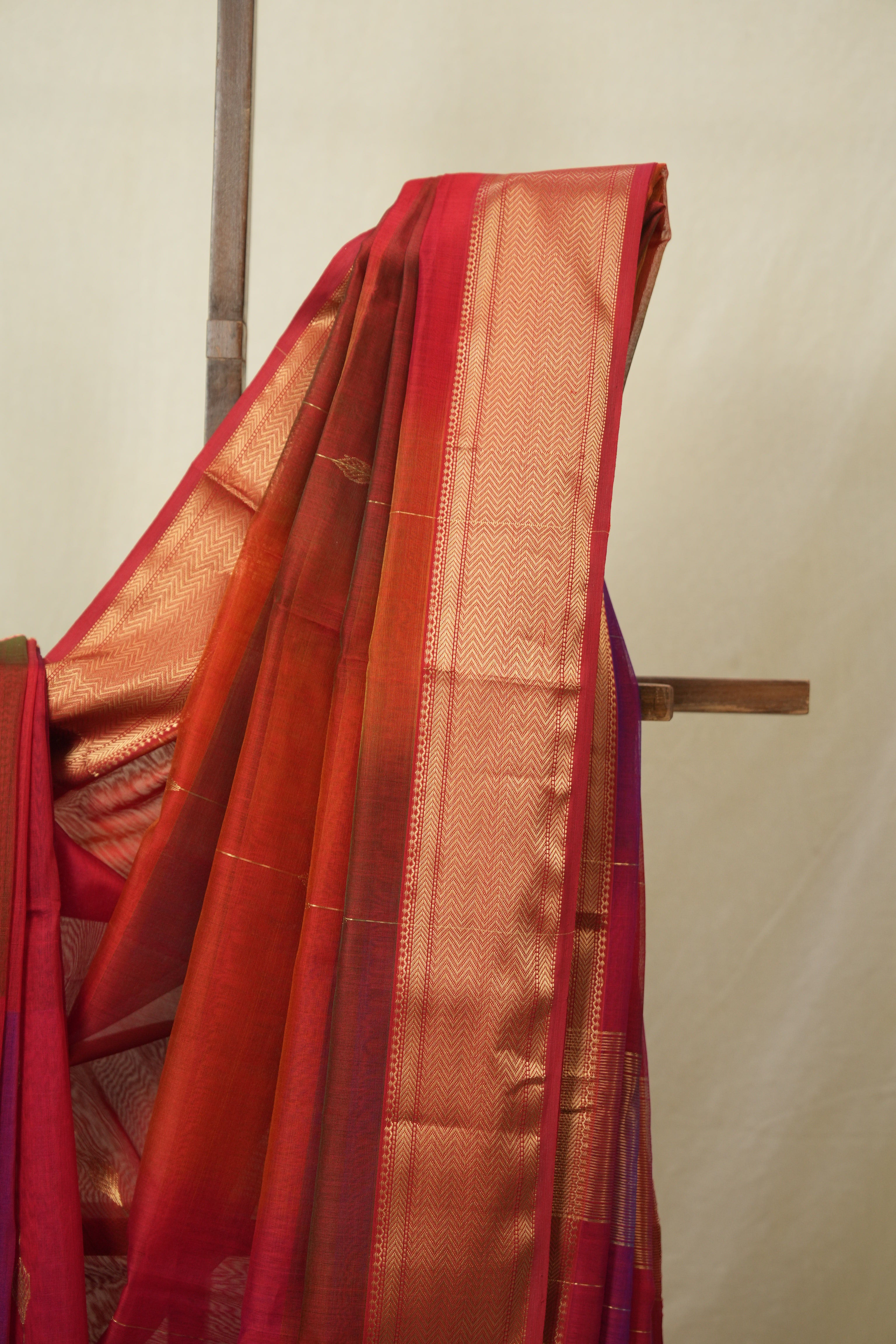 Multicolour Maheshwari Saree - SRMMS1112